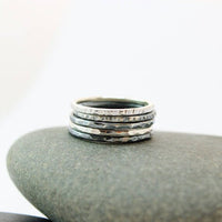 Silver Stacking Ring Workshop / Sat 11 Oct